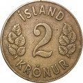 Исландия 2 кроны 1946 год