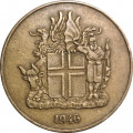 Исландия 2 кроны 1946 год