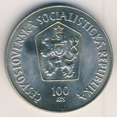 Чехословакия 100 крон 1984 год - Маттиас Бел
