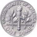 США 1 дайм (10 центов) 2001 год - Франклин Рузвельт (P)