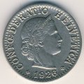 Швейцария 20 раппенов 1926 год