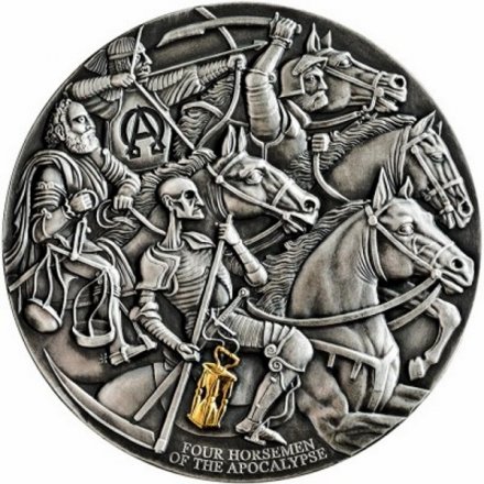 Камерун 3000 франков 2019 год - Четыре всадника Апокалипсиса