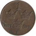 Швеция 1 эре 1912 год