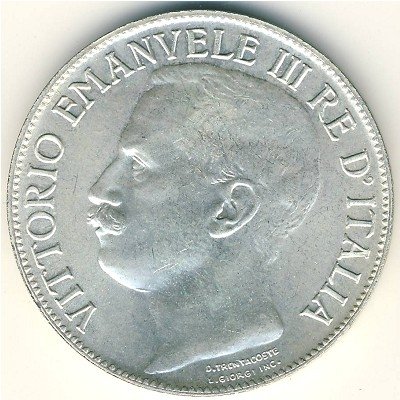 Италия 5 лир 1911 год