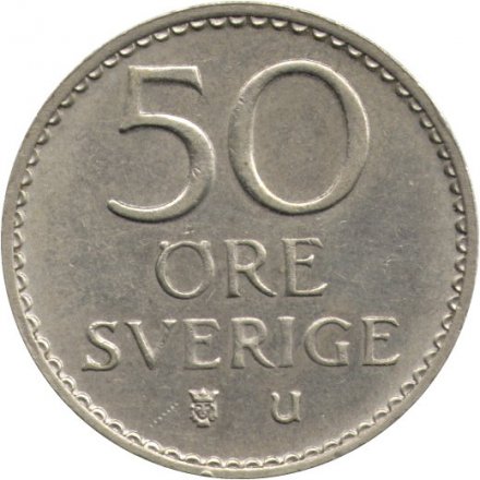 Швеция 50 эре 1966 год