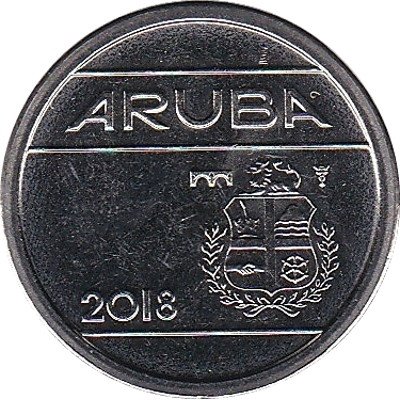 Аруба 5 центов 2018 год