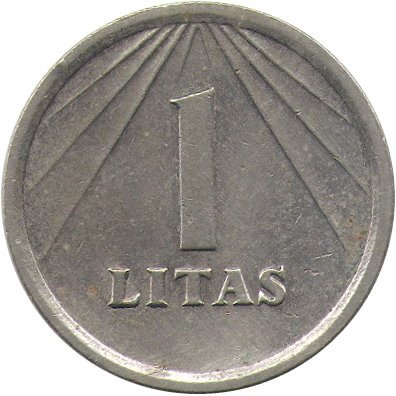 Литва 1 лит 1991 год