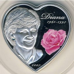 Острова Кука 5 долларов 2007 год