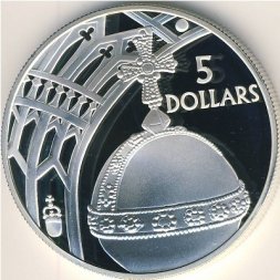 Соломоновы острова 5 долларов 2002 год