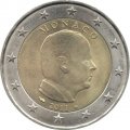Монако 2 евро 2011 год - Князь Монако Альбер II