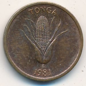 Тонга 1 сенити 1981 год