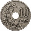 Бельгия 10 сантимов 1904 год BELGIE