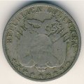 Боливия 5 сентаво 1892 год