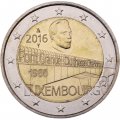 Люксембург 2 евро 2016 год - Мост герцогини Шарлотты