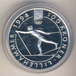 Норвегия 100 крон 1991 год
