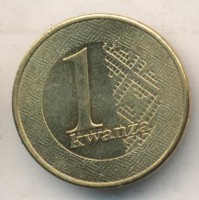 Монета Ангола 1 кванза 2012 год