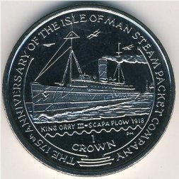 Остров Мэн 1 крона 2005 год