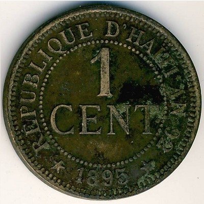 Гаити 1 сантим 1895 год