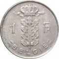 Бельгия 1 франк 1967 год BELGIE