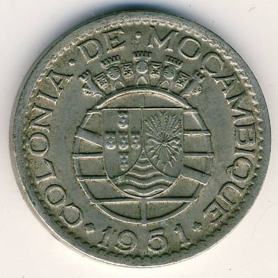 Мозамбик 1 эскудо 1951 год