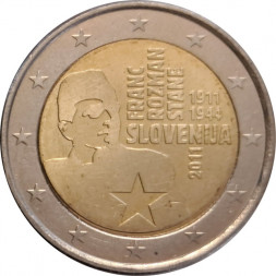 Словения 2 евро 2011 год - Франк Розман