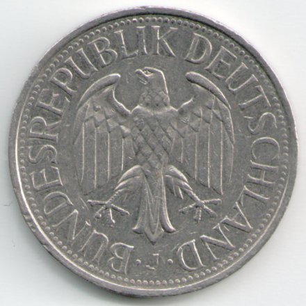 ФРГ 1 марка 1978 год (J)