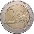Германия 2 евро 2009 год - 10 лет Экономическому и валютному союзу (D)