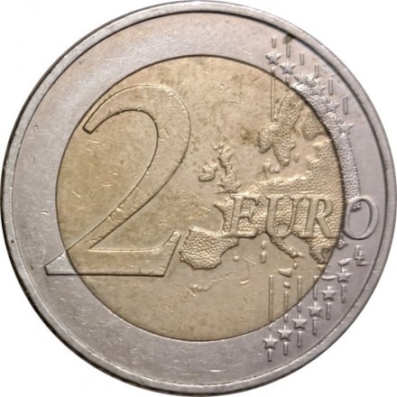 Германия 2 евро 2009 год - 10 лет Экономическому и валютному союзу (D)