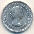 Канада 25 центов 1955 год