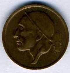 Бельгия 50 сантимов 1976 год BELGIE