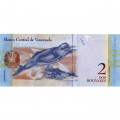 Венесуэла 2 боливара 2012 год - Франсиско де Миранда. Амазонские дельфины UNC
