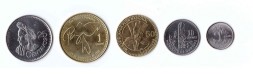 Набор из 5 монет Гватемала 2012 - 2016 год