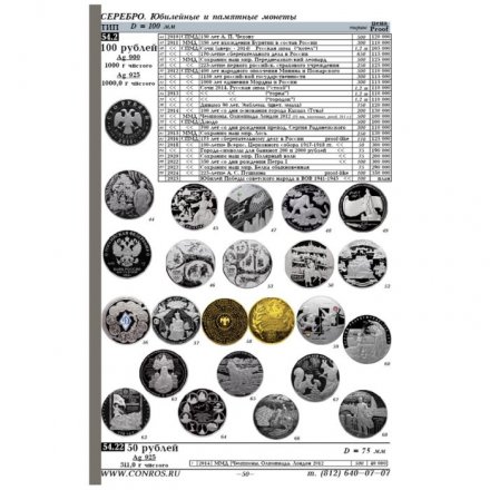 Каталог-справочник Конрос. Монеты РСФСР, СССР и России 1921–2026 годов, Редакция 56