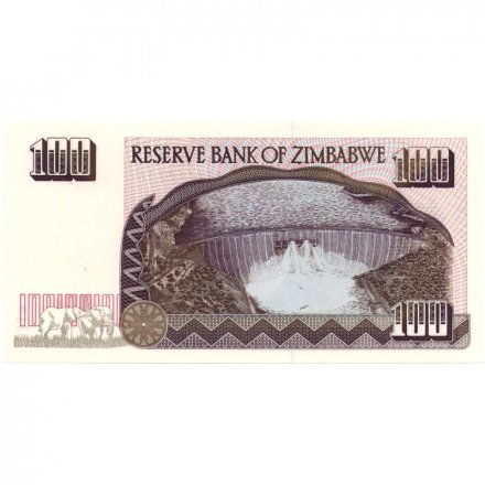 Зимбабве 100 долларов 1995 год - UNC