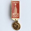 Значок. Игры XXll Олимпиады. Москва 1980 Велоспорт