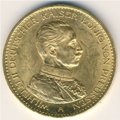 Пруссия 20 марок 1914 год