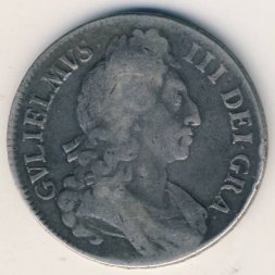 Великобритания 1 крона 1696 год