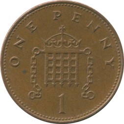 Великобритания 1 пенни 2004 год - Герса