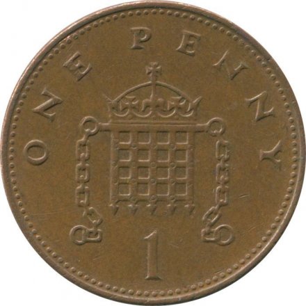 Великобритания 1 пенни 2004 год - Герса