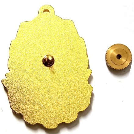 Знак Сторожевой корабль &quot;Ярослав Мудрый&quot;. 10 лет (золотистый)