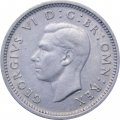 Великобритания 3 пенса 1937 год - Король Георг VI