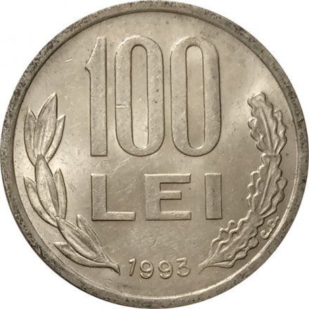 Румыния 100 леев 1993 год - Михай Храбрый