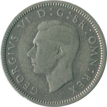 Великобритания 6 пенсов 1943 год