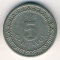 Мексика 5 сентаво 1906 год