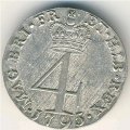 Великобритания 4 пенса 1795 год