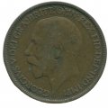 Великобритания 1/2 пенни 1911 год