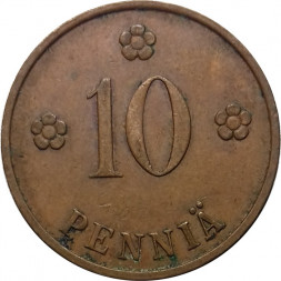 Финляндия 10 пенни 1934 год