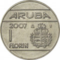 Аруба 1 флорин 2007 год