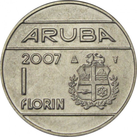 Аруба 1 флорин 2007 год