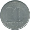 ГДР 10 пфеннигов 1979 год